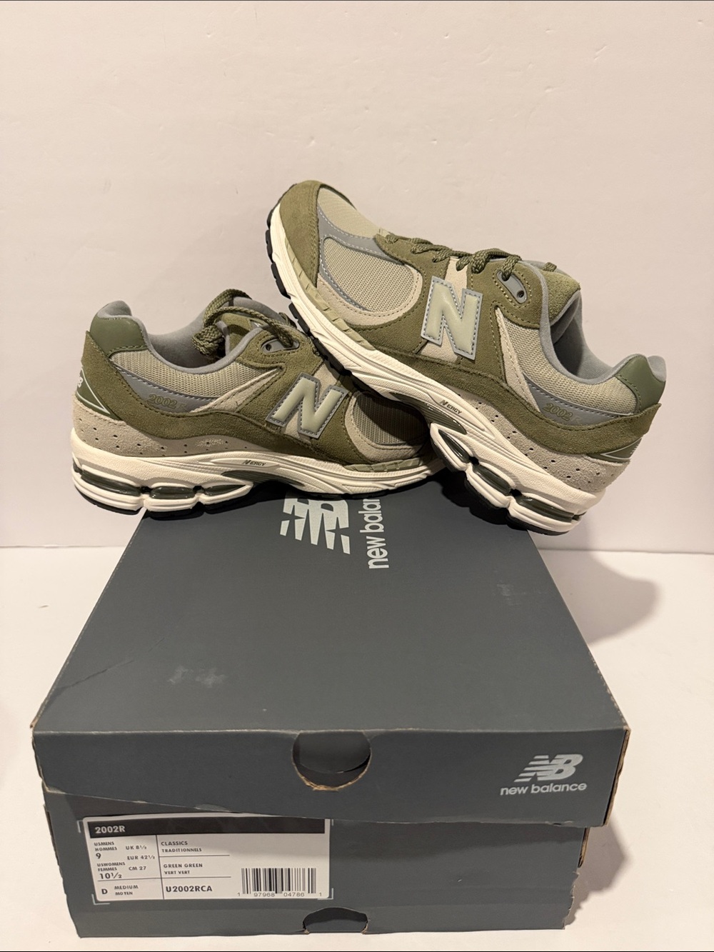 NB2002R ‘Olive Light Khaki Grey’ Sz: 9 / 13 (U2002RCA)